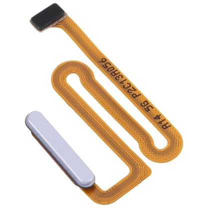 Original Fingerprint Sensor Flex Cable for Samsung Galaxy A14 5G (SM-A146B) - Replacement Part (Silver)