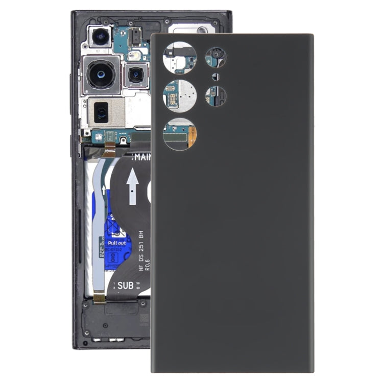 Samsung Galaxy S23 Ultra 5G SM-S918B OEM Back Cover Replacement (Black) - Perfect Fit, Professional Installation Recommended