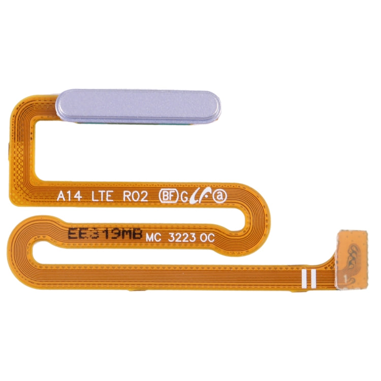 Original Fingerprint Sensor Flex Cable for Samsung Galaxy A14 SM-A145F (Silver) - Replacement Part