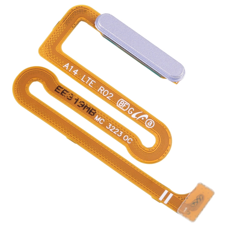 Original Fingerprint Sensor Flex Cable for Samsung Galaxy A14 SM-A145F (Silver) - Replacement Part
