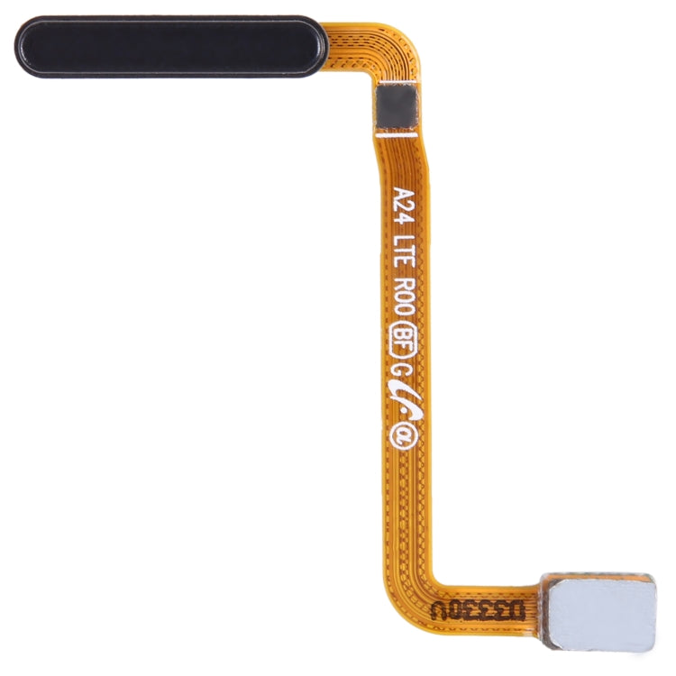Original Fingerprint Sensor Flex Cable for Samsung Galaxy A24 4G SM-A245F (Black) - Replacement Part