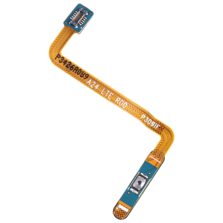Original Fingerprint Sensor Flex Cable for Samsung Galaxy A24 4G SM-A245F (Black) - Replacement Part