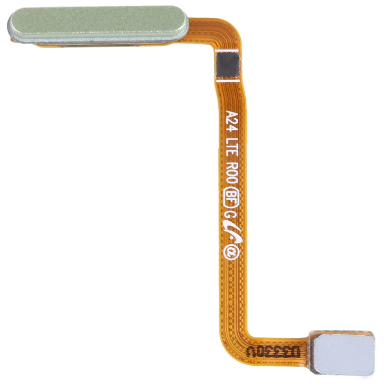 Original Fingerprint Sensor Flex Cable for Samsung Galaxy A24 4G (SM-A245F) - Replacement Part (Green)