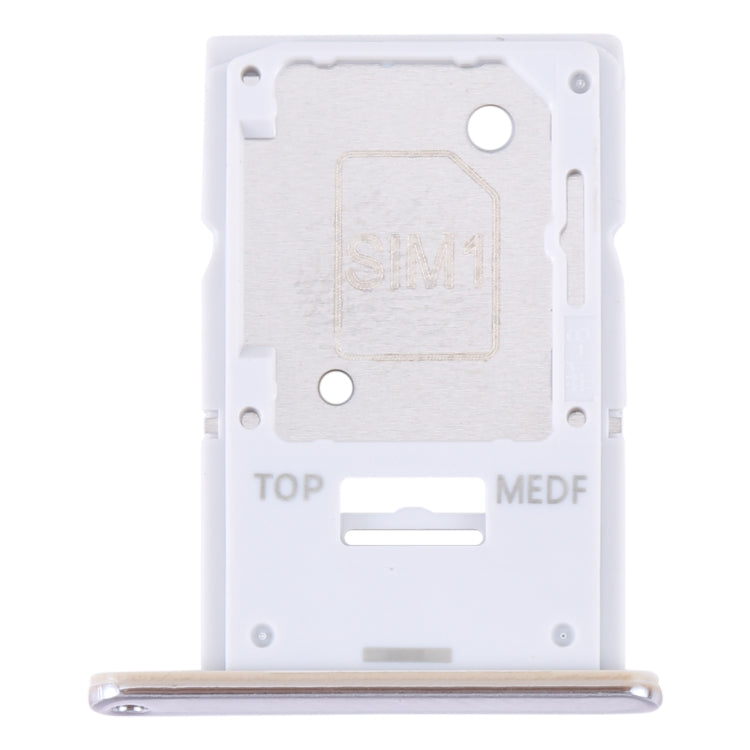 Original SIM Card Tray + Micro SD Card Tray for Samsung Galaxy A54 SM-A546 (Gold) - Replacement Part