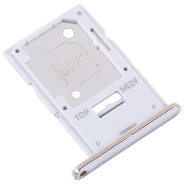 Original SIM Card Tray + Micro SD Card Tray for Samsung Galaxy A54 SM-A546 (Gold) - Replacement Part