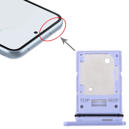 Original Purple SIM Card Tray + Micro SD Card Tray for Samsung Galaxy A54 SM-A546 - Replacement Part