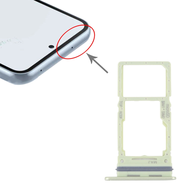 Original Samsung Galaxy A34 SM-A346 SIM Card Tray + Micro SD Card Tray (Green) - Replacement Part
