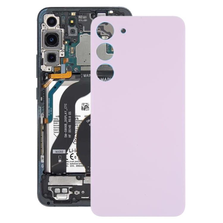 OEM Pink Glass Battery Back Cover for Samsung Galaxy S23+ SM-S916B - Perfect Replacement Part