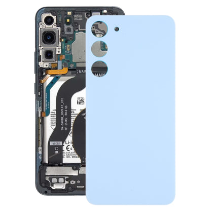 Samsung Galaxy S23+ SM-S916B OEM Blue Glass Back Cover - Replacement Housing, Professional Installation Recommended