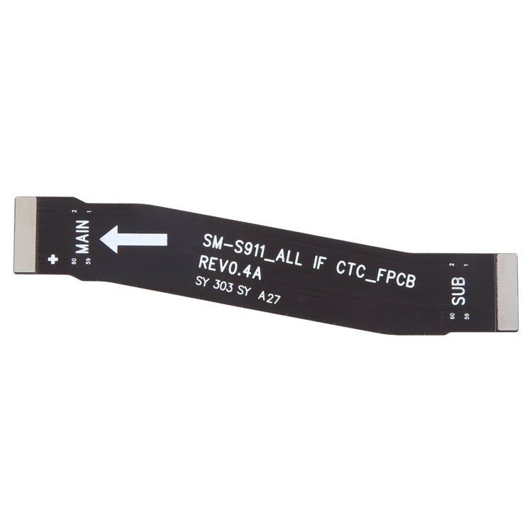 Original Mainboard Connector Flex Cable for Samsung Galaxy S23 SM-S911B - Replacement Part, Professional Installation Recommended