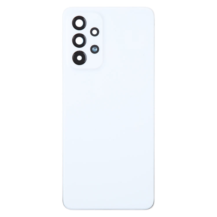 Samsung Galaxy A33 5G SM-A336B Battery Back Cover Replacement with Camera Lens Frame (White)