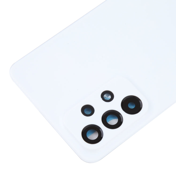 Samsung Galaxy A33 5G SM-A336B Battery Back Cover Replacement with Camera Lens Frame (White)