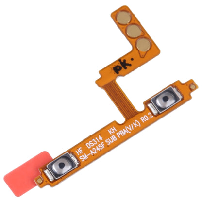 Original Volume Button Flex Cable Replacement for Samsung Galaxy A24 4G (SM-A245) - Professional Installation Recommended