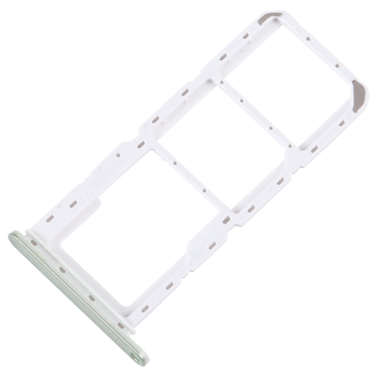 Original SIM Card Tray + Micro SD Card Tray for Samsung Galaxy A14 4G SM-A145P (Green) - Replacement Parts