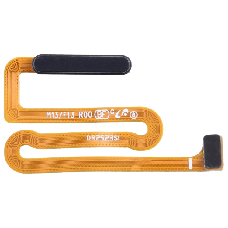 Original Fingerprint Sensor Flex Cable for Samsung Galaxy M13 SM-M135F (Black) - Replacement Part