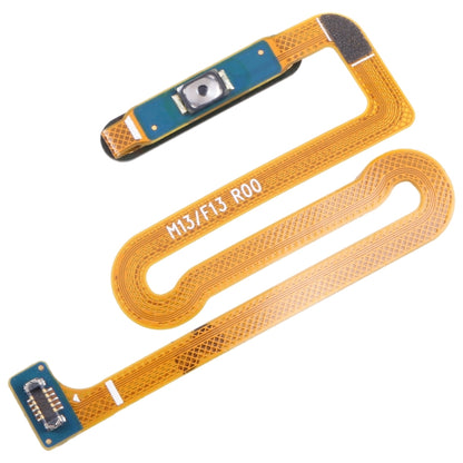 Original Fingerprint Sensor Flex Cable for Samsung Galaxy M13 SM-M135F (Black) - Replacement Part