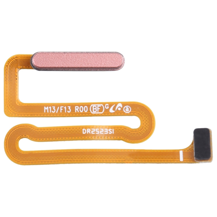 Original Fingerprint Sensor Flex Cable for Samsung Galaxy M13 SM-M135F (Orange) - Replacement Part
