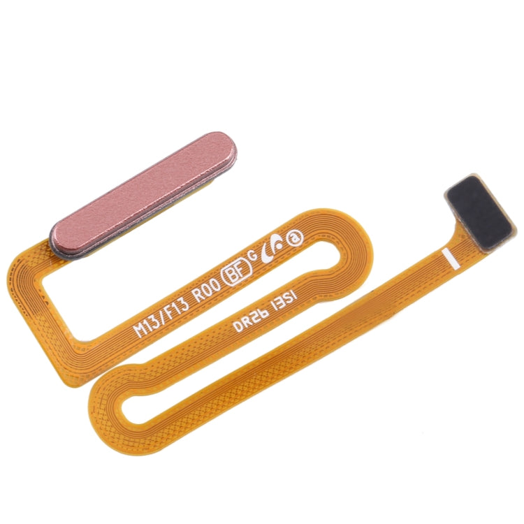 Original Fingerprint Sensor Flex Cable for Samsung Galaxy M13 SM-M135F (Orange) - Replacement Part