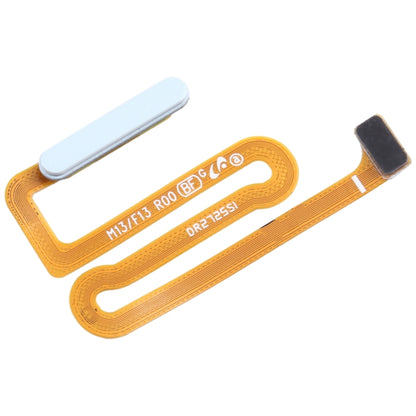 Original Fingerprint Sensor Flex Cable for Samsung Galaxy M13 (SM-M135F) - Replacement Part (Blue)