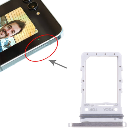 Samsung Galaxy Z Flip5 SM-F731 Original SIM Card Tray (Silver) - Replacement for Broken/Defective Tray