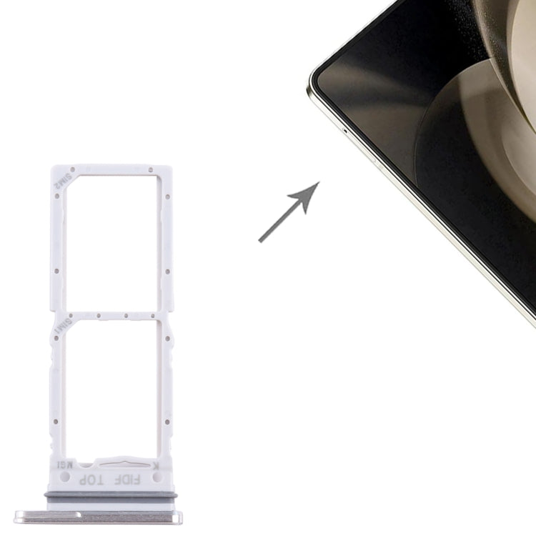 Original SIM Card & Tray for Samsung Galaxy Z Fold5 SM-F946 (Silver) - Replacement Part