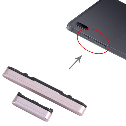 Original Power Button + Volume Control Button Set for Samsung Galaxy Tab S7 FE (SM-T730/T733/T736B/T735) - Pink