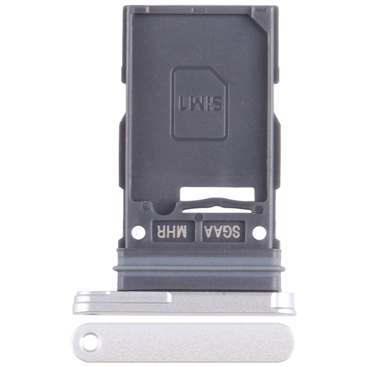 Original SIM Card Tray (Silver) for Samsung Galaxy S23 FE SM-S711B - Replacement Part, Fully Compatible
