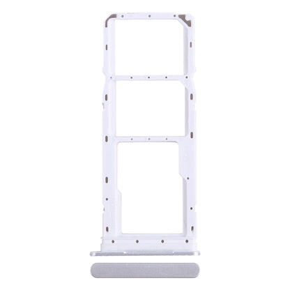 Original Samsung Galaxy A05 SM-A055 SIM Card + SIM Tray + Micro SD Card Tray (Silver) - Replacement Parts