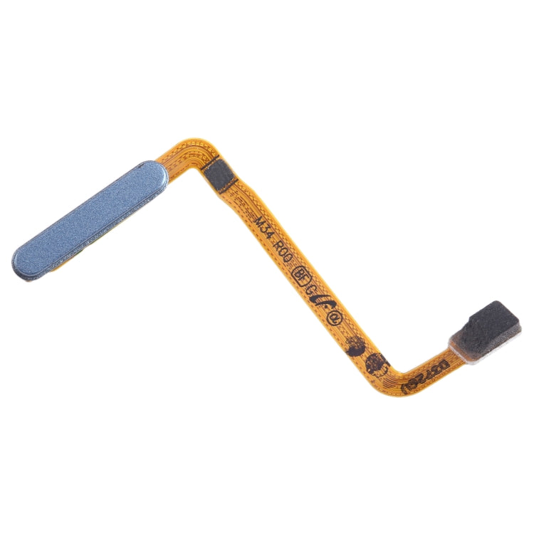 Original Fingerprint Sensor Flex Cable for Samsung Galaxy M34 5G (SM-M346B) - Replacement Part (Blue)