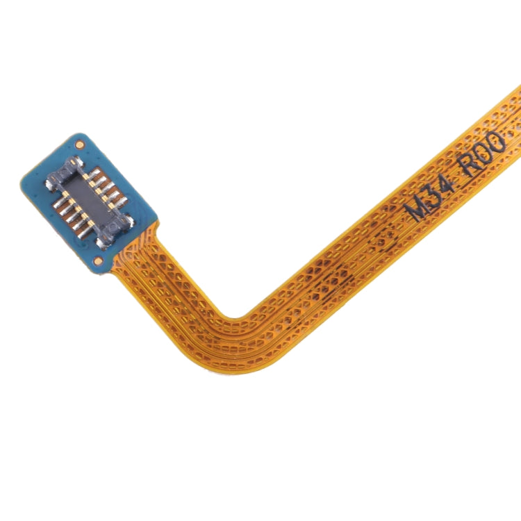 Original Fingerprint Sensor Flex Cable for Samsung Galaxy M34 5G (SM-M346B) - Replacement Part (Blue)