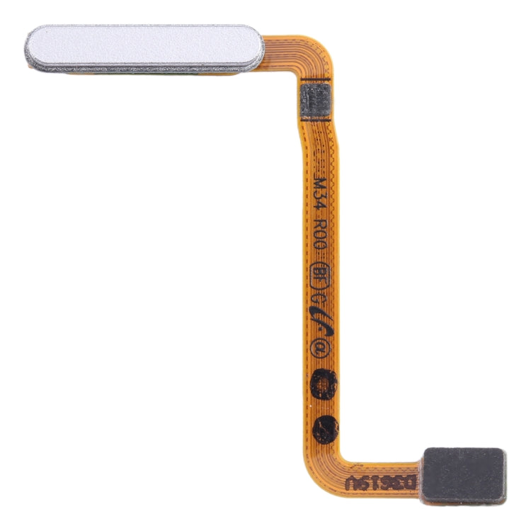 Original Fingerprint Sensor Flex Cable for Samsung Galaxy M34 5G (SM-M346B) - Replacement Part (Silver)