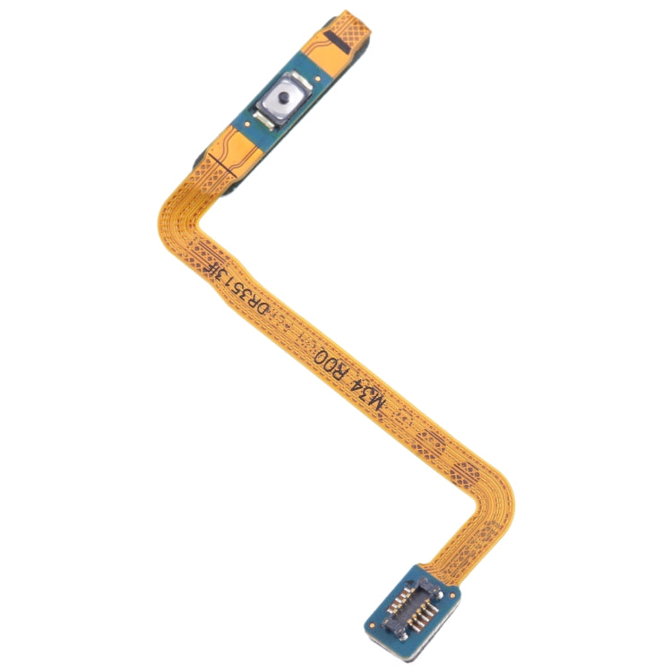 Original Fingerprint Sensor Flex Cable for Samsung Galaxy M34 5G (SM-M346B) - Replacement Part (Silver)