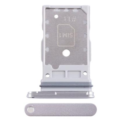 Original SIM + SIM Card Tray for Samsung Galaxy S24 / S24+ 5G (White) - Replacement Part