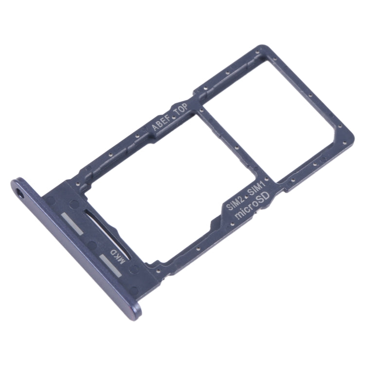 Original SIM Card Tray + Micro SD Card Tray for Samsung Galaxy A25 5G SM-A256B (Black) - Replacement Part
