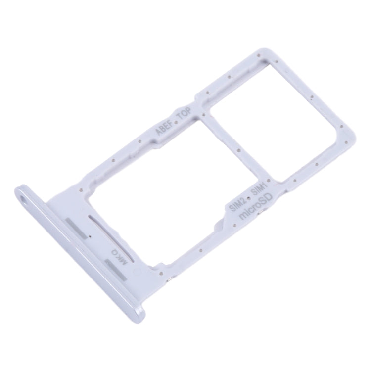 Original SIM Card Tray + Micro SD Card Tray for Samsung Galaxy A25 5G (SM-A256B) - Silver Replacement
