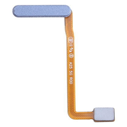 Original Fingerprint Sensor Flex Cable for Samsung Galaxy A25 5G SM-A256B - Replace Broken Parts (Blue)