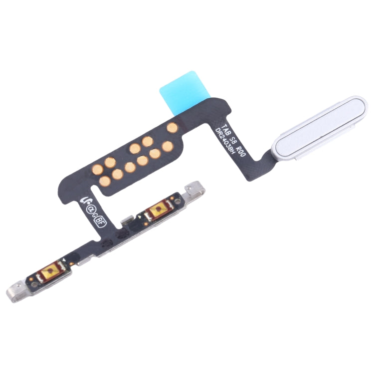 Original Fingerprint Sensor Flex Cable for Samsung Galaxy Tab S8 SM-X700 (Silver) - Replacement Part