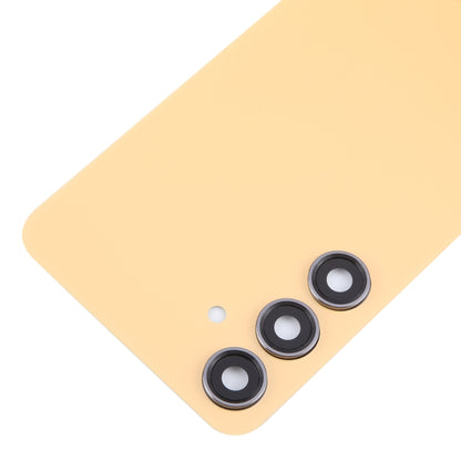 Samsung Galaxy S24+ SM-S926B OEM Yellow Battery Back Cover with Camera Lens Frame Replacement