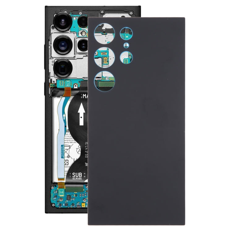 OEM Black Battery Back Cover for Samsung Galaxy S24 Ultra SM-S928B - Replacement Housing