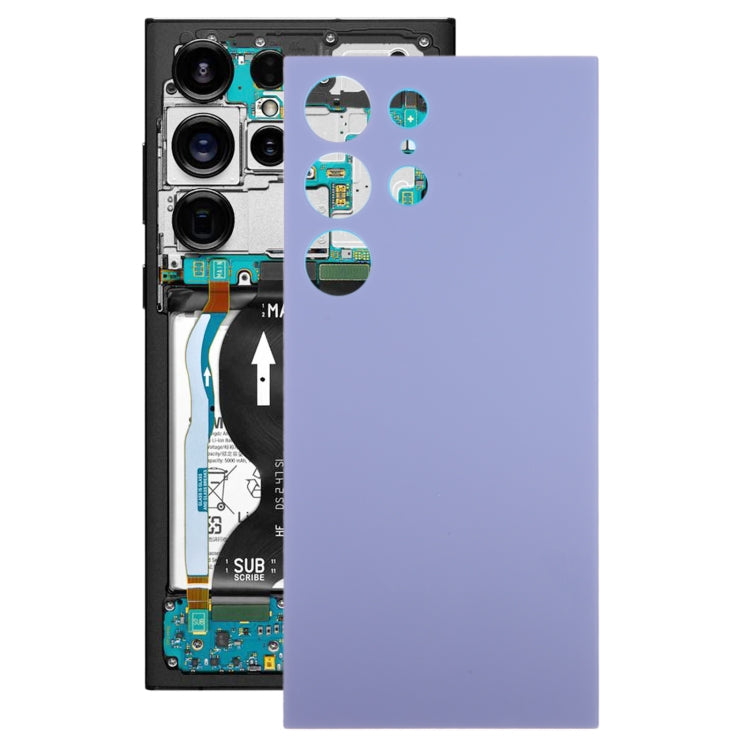 OEM Grey Back Cover for Samsung Galaxy S24 Ultra SM-S928B - Replacement Housing, Professional Installation Recommended