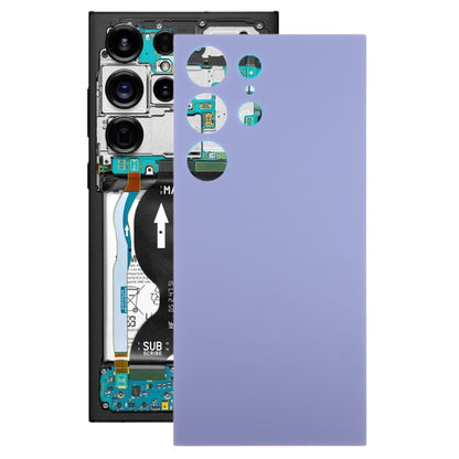 OEM Grey Back Cover for Samsung Galaxy S24 Ultra SM-S928B - Replacement Housing, Professional Installation Recommended