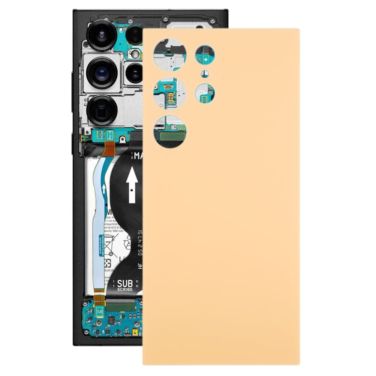 Samsung Galaxy S24 Ultra SM-S928B OEM Back Cover Replacement - Yellow, Perfect Fit & Professional Installation Recommended