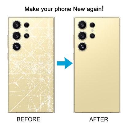 Samsung Galaxy S24 Ultra SM-S928B OEM Back Cover Replacement - Yellow, Perfect Fit & Professional Installation Recommended