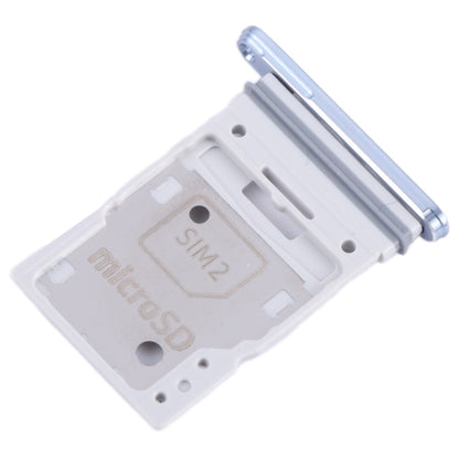 Original SIM Card Tray + SIM/Micro SD Card Tray for Samsung Galaxy A55 SM-A556B (Blue) - Replacement Part