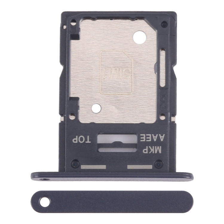 Original SIM Card Tray + SIM/Micro SD Card Tray for Samsung Galaxy A15 4G SM-A155F (Black) - Replacement Part