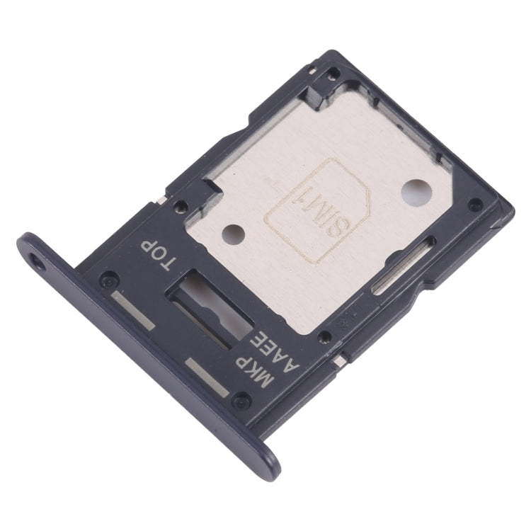 Original SIM Card Tray + SIM/Micro SD Card Tray for Samsung Galaxy A15 4G SM-A155F (Black) - Replacement Part