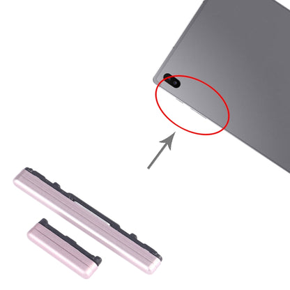 Samsung Galaxy Tab S6 SM-T865 Replacement Power & Volume Control Buttons (Pink) - Original Parts