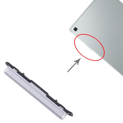 Original Volume Control Button Replacement for Samsung Galaxy Tab S5e SM-T725 (Silver) - Perfect Fit & Quality Checked