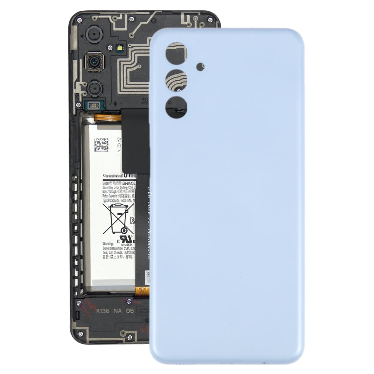 Samsung Galaxy A13 5G SM-A136B Battery Back Cover Replacement - Blue Housing, Professional Installation Recommended