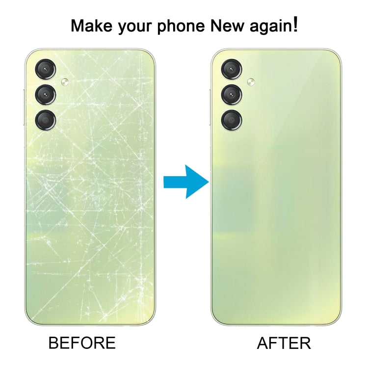 Samsung Galaxy A24 4G SM-A245F Replacement Battery Back Cover - Silver, Compatible, Professional Installation Recommended